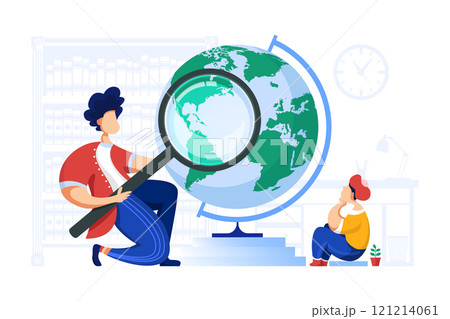 School And Education Illustration concept on white background School And Education Illustration concept on white background 121214061