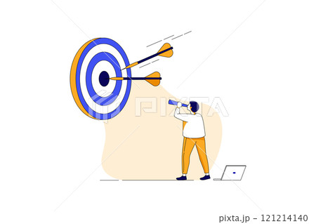 Online Education Illustration concept. Flat illustration isolated on white background Online Education Illustration concept. Flat illustration isolated on white background 121214140