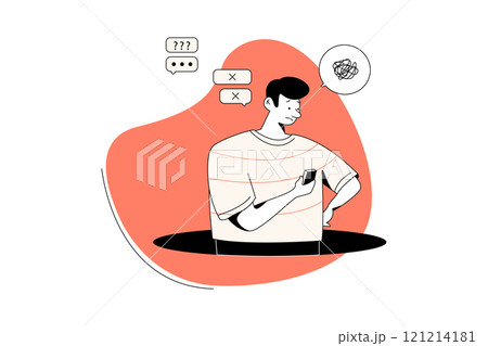 Empty States Illustration concept on white background 121214181