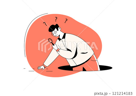 Empty States Illustration concept on white background 121214183