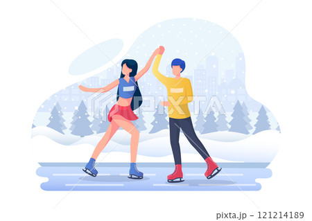 Sport Activities Illustration concept on white background 121214189