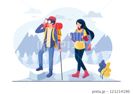 Sport Activities Illustration concept on white background 121214190