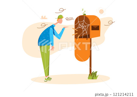 Empty States Illustration concept on white background 121214211