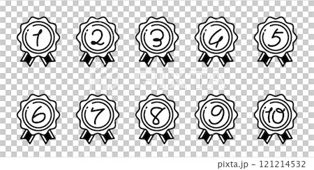 簡單可愛的獎牌排名圖示集 121214532