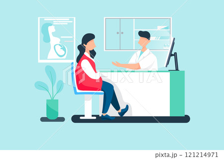 Healthcare and Medical Illustration concept. Flat illustration isolated on white background Healthcare and Medical Illustration concept. Flat illustration isolated on white background 121214971