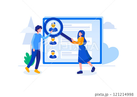 Leisure Activities Illustration concept on white background 121214998