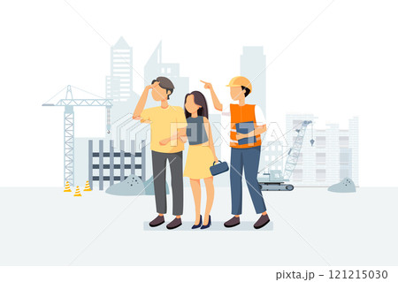 Construction service Illustration concept. Flat illustration isolated on white background Construction service Illustration concept. Flat illustration isolated on white background 121215030