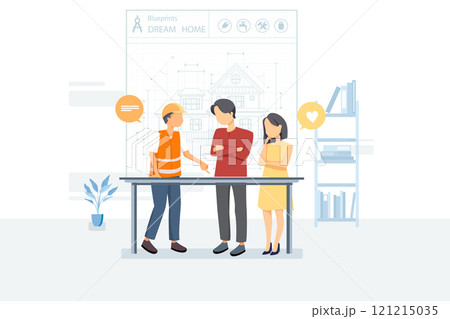 Construction service Illustration concept. Flat illustration isolated on white background Construction service Illustration concept. Flat illustration isolated on white background 121215035