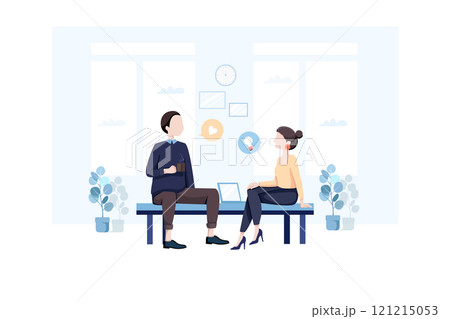 Business Activities Illustration concept. Flat illustration isolated on white background Business Activities Illustration concept. Flat illustration isolated on white background 121215053