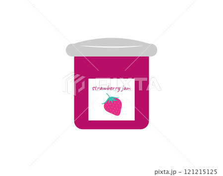 瓶に入ったいちごジャム 121215125