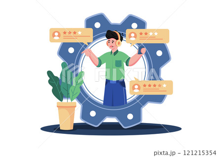 Technical support seeks customer feedback to improve service quality. 121215354