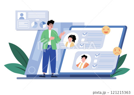 Organizations assess employee satisfaction. 121215363