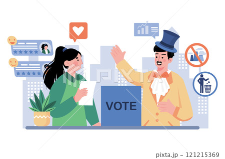 Political campaigns understand voter preferences. 121215369