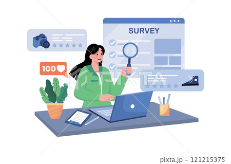Businesses understand customer needs through surveys. Businesses understand customer needs through surveys. 121215375
