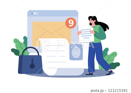 Email service providers offer secure messaging solutions. Email service providers offer secure messaging solutions. 121215391