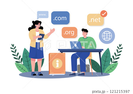 Email service offers customizable domains for businesses. 121215397