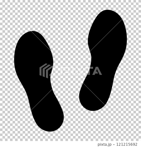 足跡のアイコン 121215692