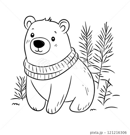 Cozy Bear in Sweater 121216306