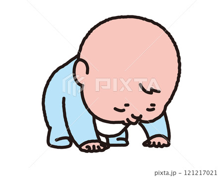 立とうとする赤ちゃん 121217021