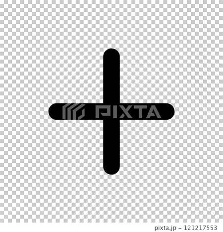 十字標記圖標 121217553