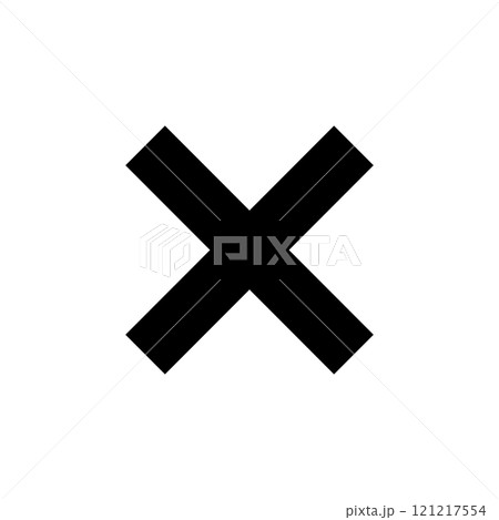 かけ算　掛算　ばつ 121217554