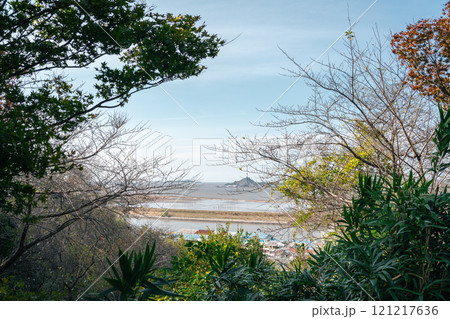 Wolmyeong Park sea view in Gunsan, Korea Wolmyeong Park sea view in Gunsan, Korea 121217636