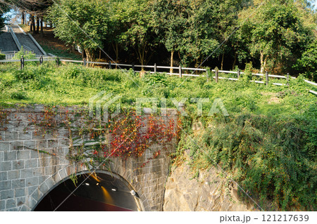 Wolmyeong Park and Haemanggul Tunnel in Gunsan, Korea 121217639