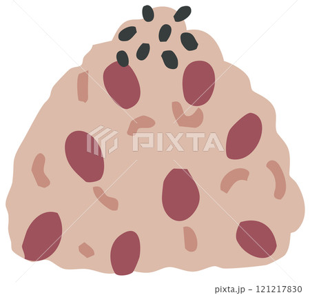 シンプルな赤飯むすび 121217830