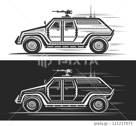 Vector logo for Army Vehicle Vector logo for Army Vehicle 121217873