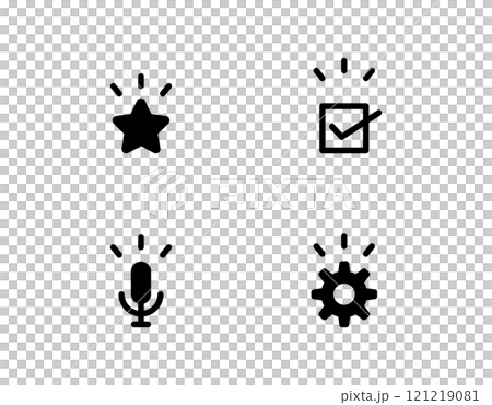 ミニ　アイコン　セット 121219081