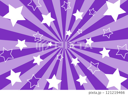 背景素材 ポップな放射線状の星柄背景 背景素材 ポップな放射線状の星柄背景 121219466