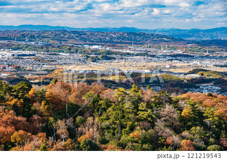 若草山山頂からの景観 奈良市 若草山山頂からの景観 奈良市 121219543