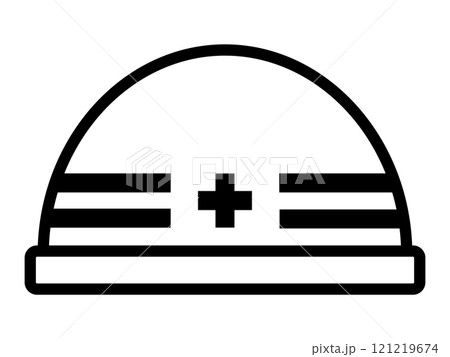 安全ヘルメットのアイコン 121219674