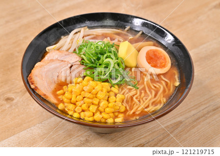 注）湯気は合成です。みそらーめん、味噌ラーメン、みそバターコーンラーメン、みそ拉麺 121219715