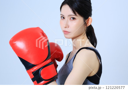 女性ボクサーのイメージ 女性ボクサーのイメージ 121220577
