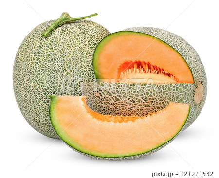 Melon isolated on the white background 121221532