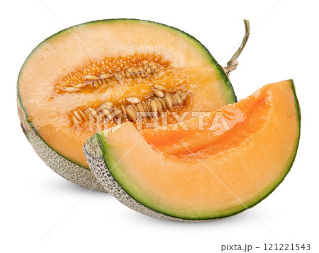 melon isolated on white clipping path 121221543
