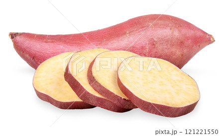 Sweet potato isolated on the white background Sweet potato isolated on the white background 121221550
