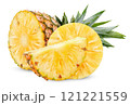 Pineapple isolated on white with clipping path 121221559