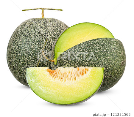 Melon isolated on white with clipping path Melon isolated on white with clipping path 121221563