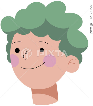 Male and Female Avatar Flat Illustration 121221580