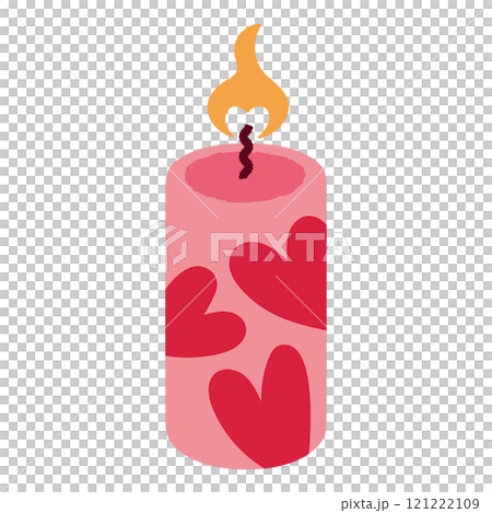 Romantic Heart Candle LOVE Candle 121222109