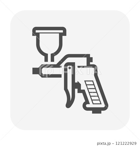 Spray paint tool vector icon. Spray paint tool vector icon. 121222929