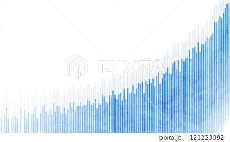 Abstract growing financial graph chart background 121223392