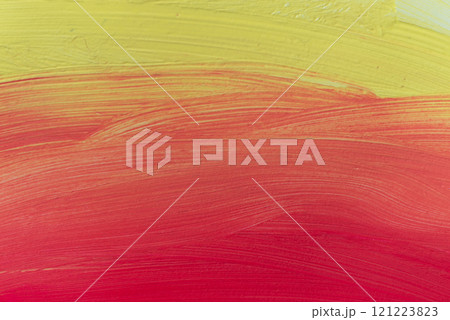 暖かい色　黄色と赤色 121223823