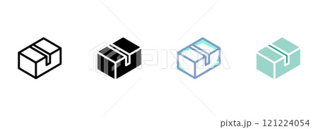 Simple vector icon on a theme box Simple vector icon on a theme box 121224054