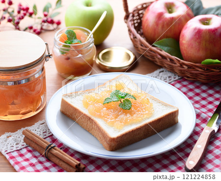 りんごジャムトースト 121224858