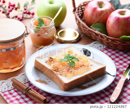 りんごジャムトースト 121224867