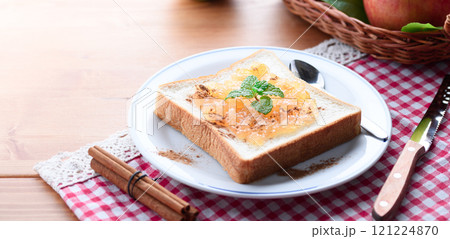 りんごジャムトースト 121224870