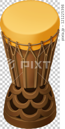 Bar stool designed to resemble traditional Hawaiian drum Bar stool designed to resemble traditional Hawaiian drum 121225398